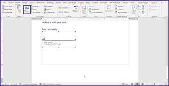 Hur man skapar och infogar signaturer i Microsoft Word steg 12